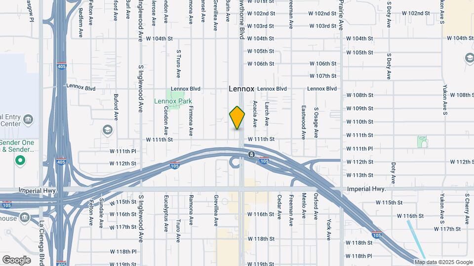 11039 Hawthorne Blvd Map and Location Details