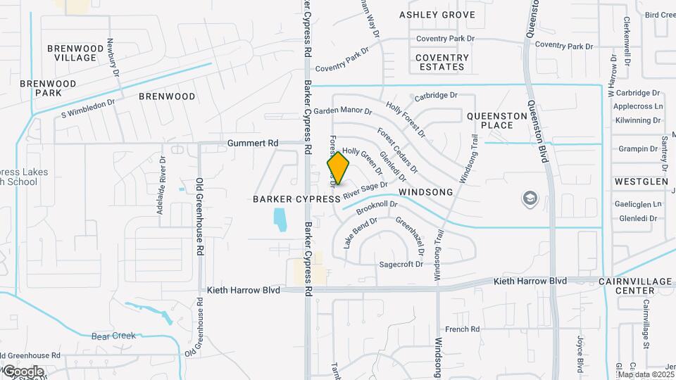 5510 Forest Trails Dr Map and Location Details