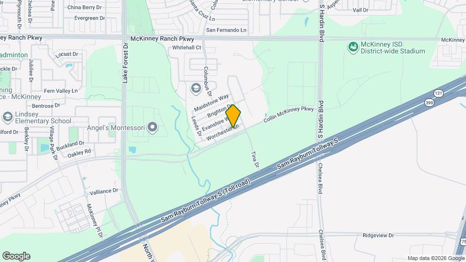 4521 Worchester Ln Map and Location Details