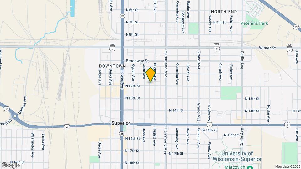 1507 N 12th St Map and Location Details