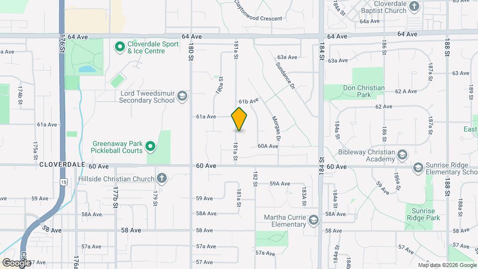 18108 61 Av Map and Location Details