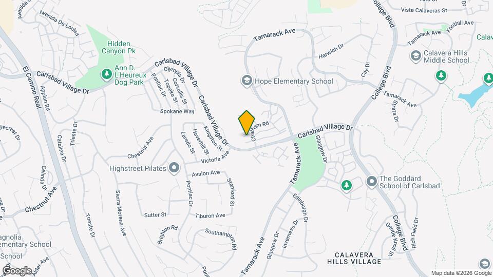 2812 Chatsworth Way Map and Location Details