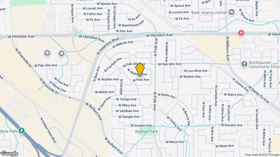 5598 W Paul Ave Map and Location Details