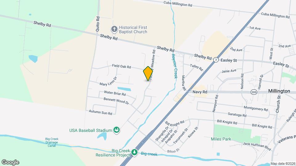 7911 Hickory Meadow Rd Map and Location Details