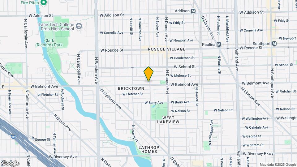 2100 W Belmont Ave Mapa y Detalles de la Ubicación