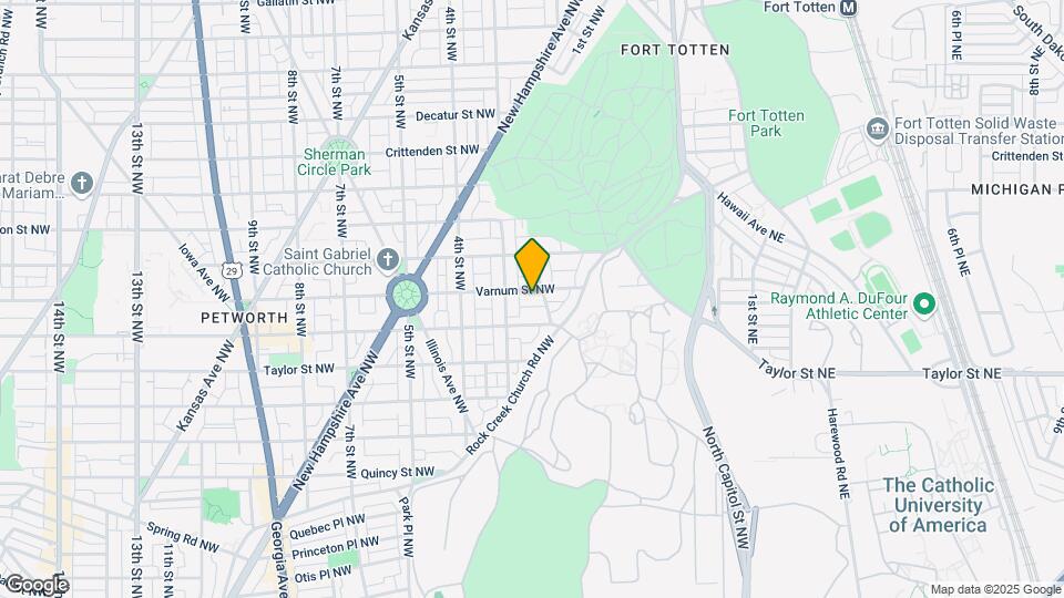 210 Varnum St NW Map and Location Details