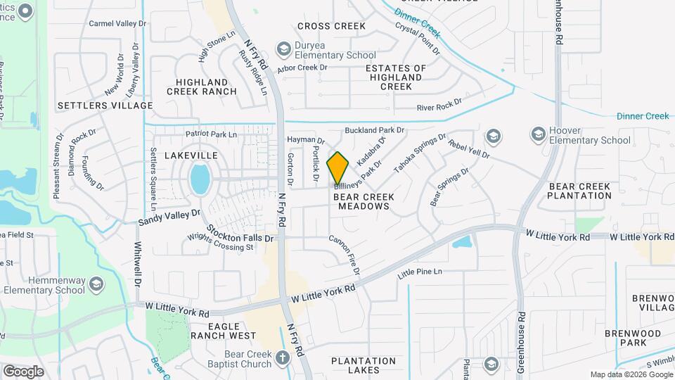 19643 Billineys Park Dr Map and Location Details