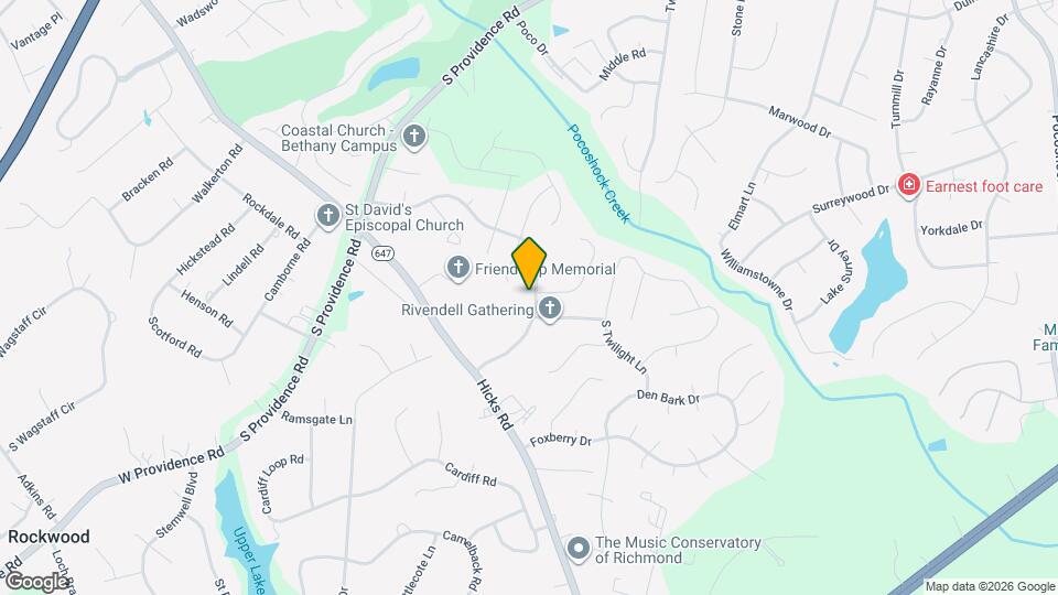 1800 Mountain Pine Blvd Map and Location Details