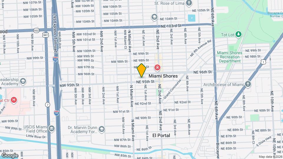 77 NE 95th St Map and Location Details
