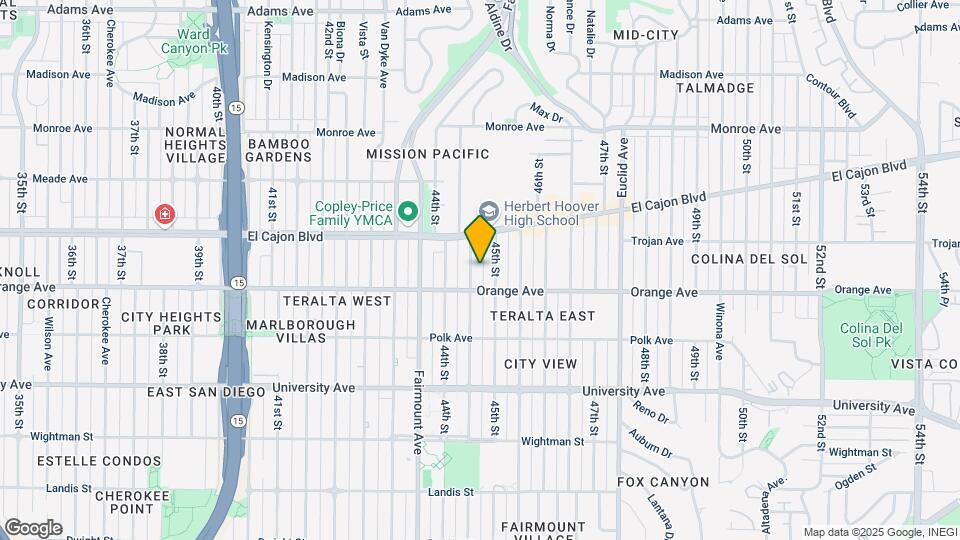 4233 Highland Ave Mapa y Detalles de la Ubicación
