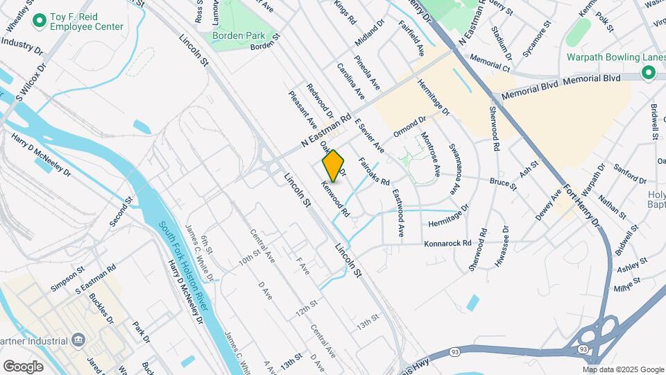 1825 Kenwood Rd Map and Location Details