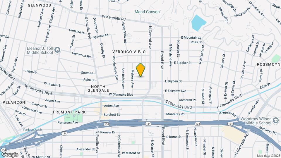 231 W Dryden St Map and Location Details
