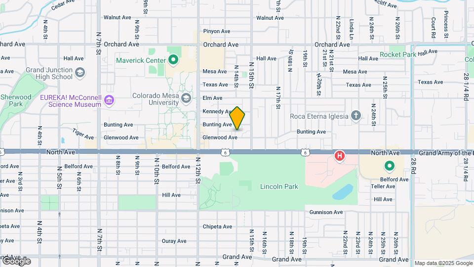 1412 Glenwood Ave Map and Location Details