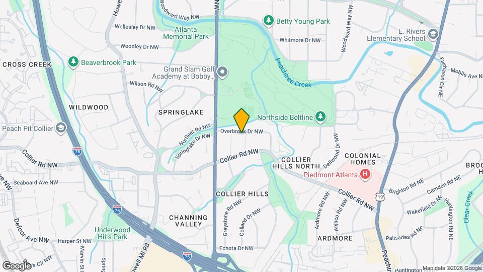 2088 Evergreen Ln NW Map and Location Details