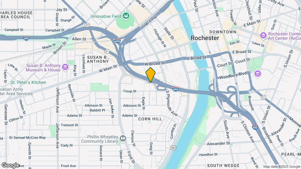 55 S Washington Mapa y Detalles de la Ubicación