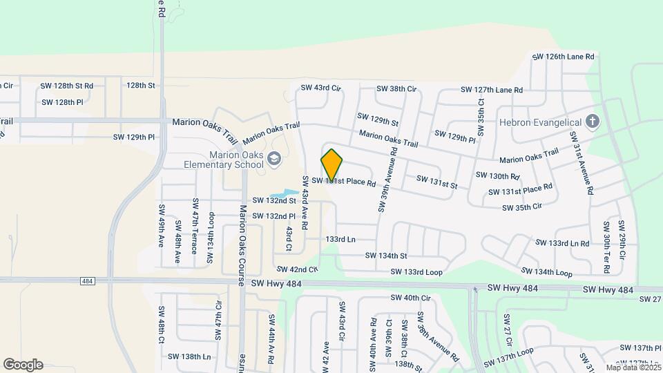 4170 SW 131st Place Rd Map and Location Details