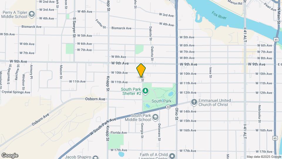 802 W 11th Ave, Unit 802A Map and Location Details