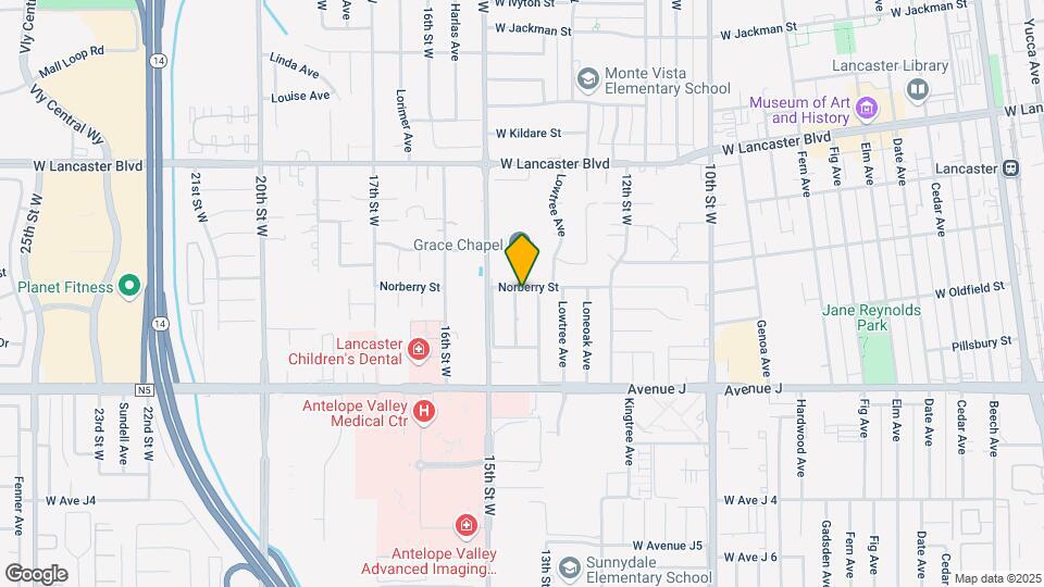 44560 Lostwood Ave Map and Location Details
