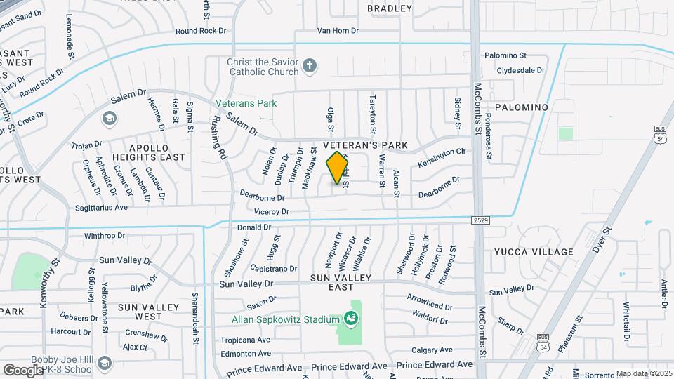 10465 Omega Cir Map and Location Details