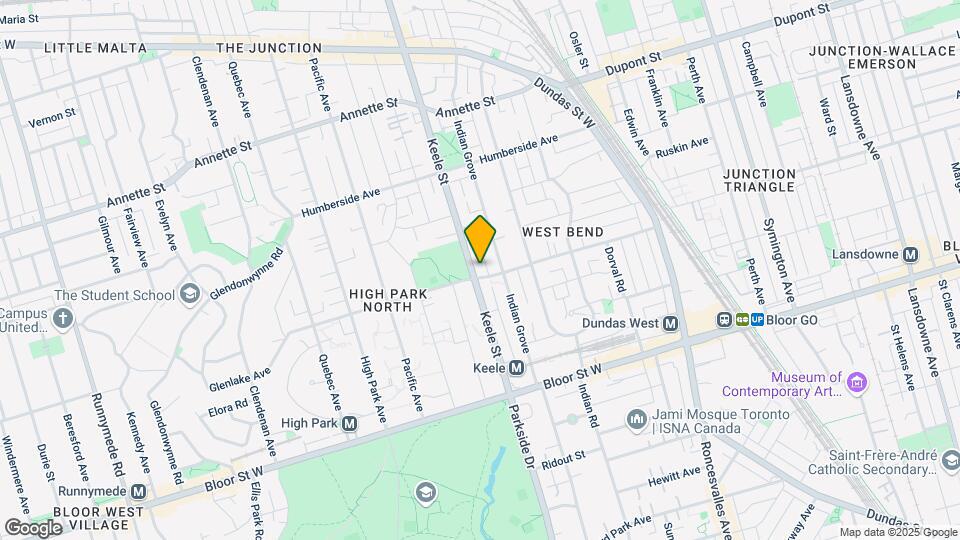 173 Keele St Map and Location Details