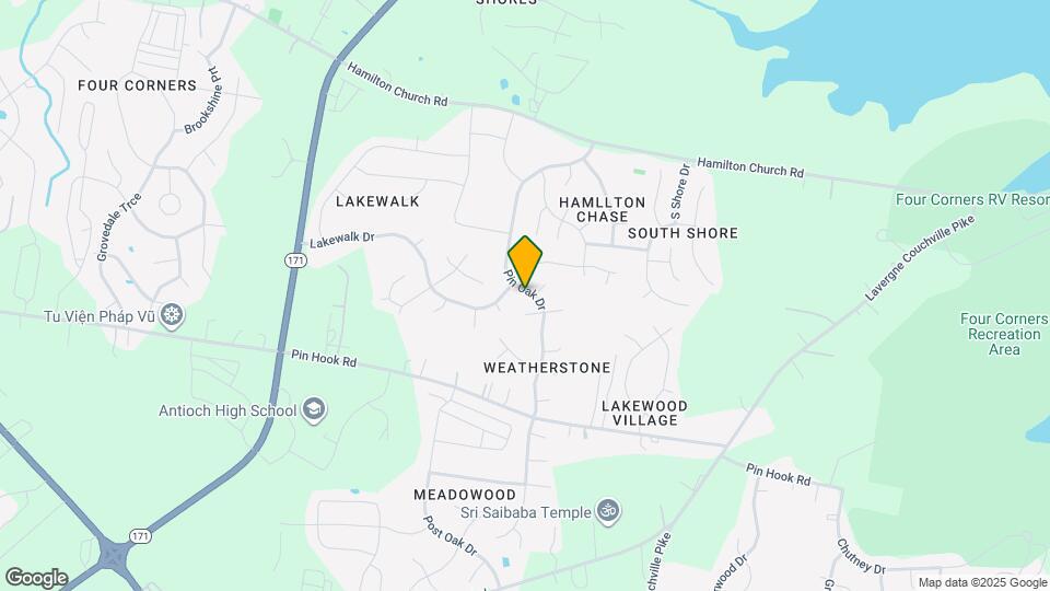 884 Pin Oak Dr Mapa y Detalles de la Ubicación