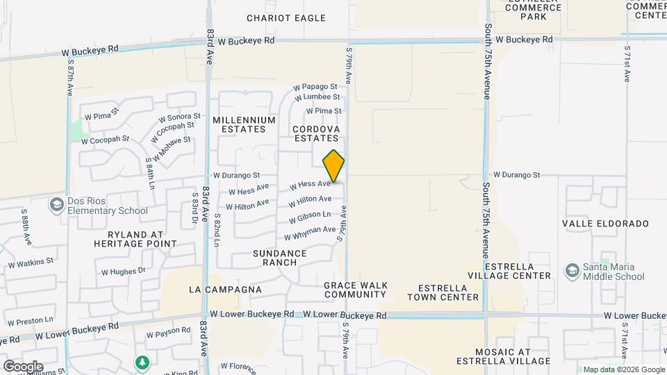 7917 W Hess Ave Map and Location Details