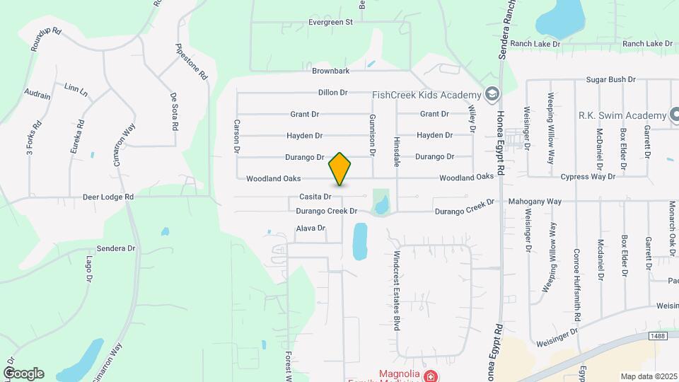 7102 Casita Dr Map and Location Details