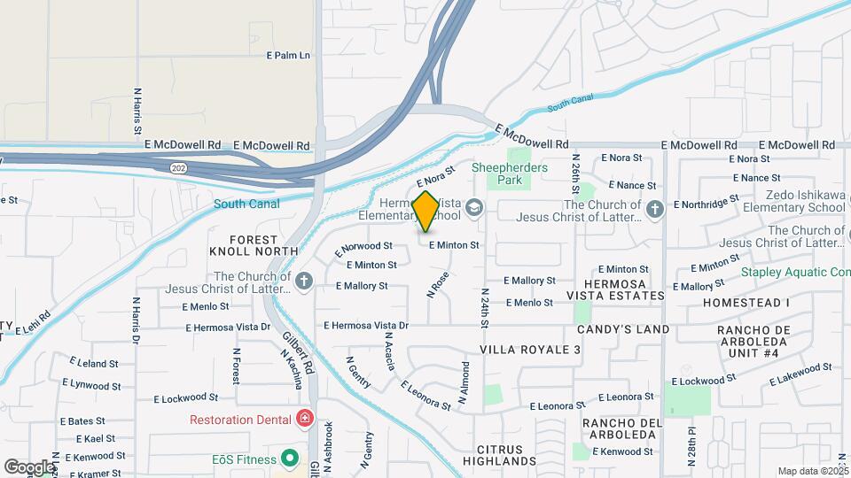 2240 E Minton St Map and Location Details