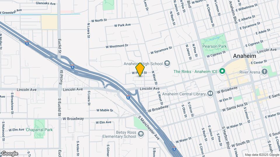 1215 W Diamond St Mapa y Detalles de la Ubicación