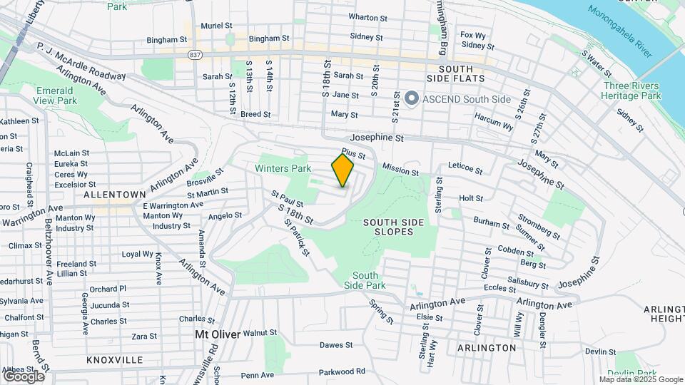 1934 Huron St Mapa y Detalles de la Ubicación