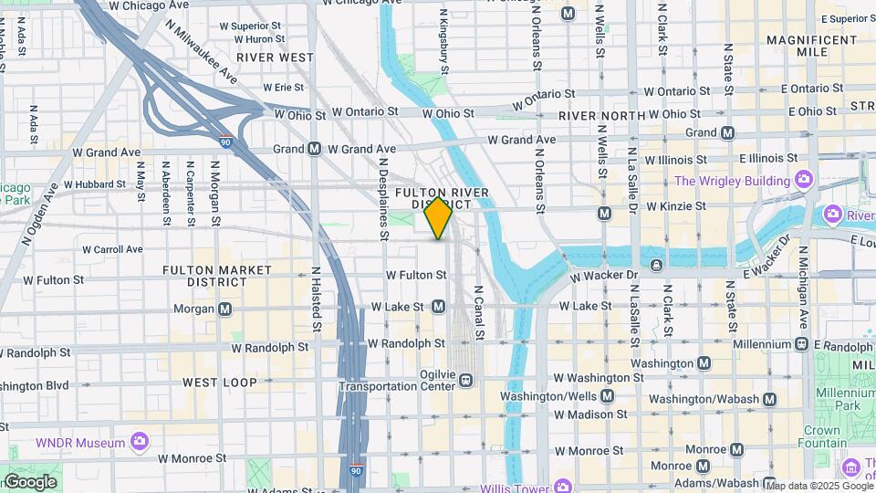 330 N Clinton St Mapa y Detalles de la Ubicación