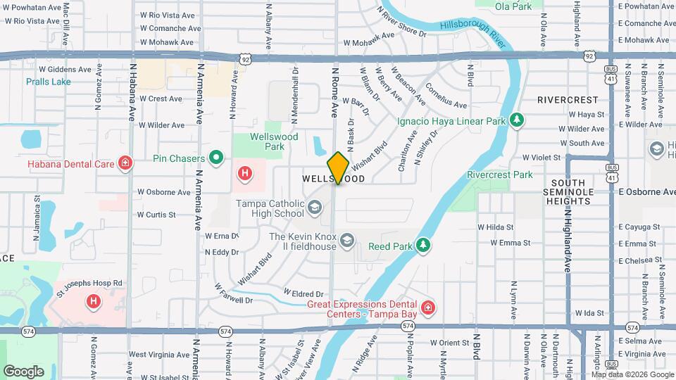 4713 N Rome Ave Map and Location Details