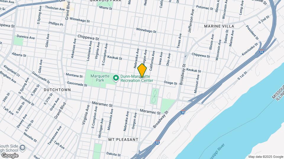 2822 Osage St, Unit A Map and Location Details