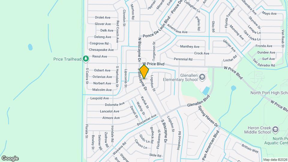 1450 S Biscayne Dr Map and Location Details