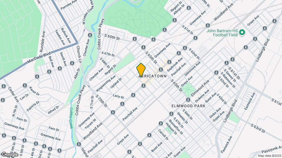 6654 Yocum St Map and Location Details