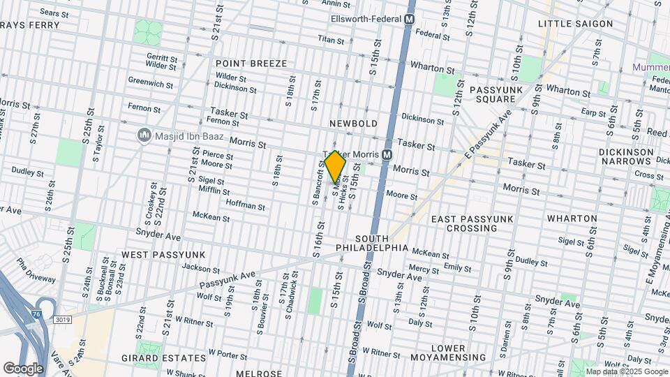 1520 Moore St, Unit 1st Floor Map and Location Details