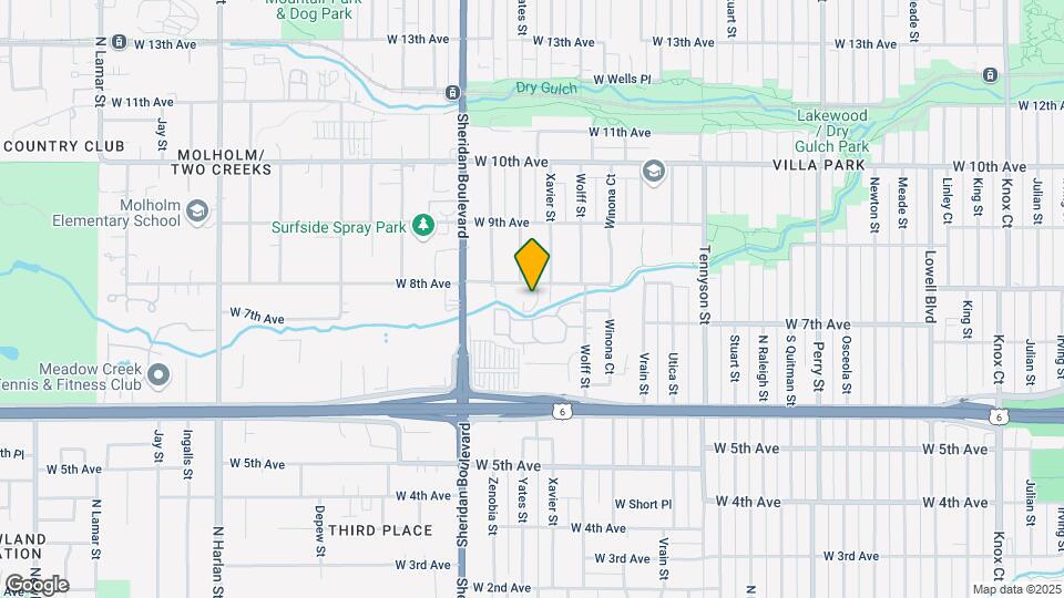 4966-4972 W 8th Ave Map and Location Details