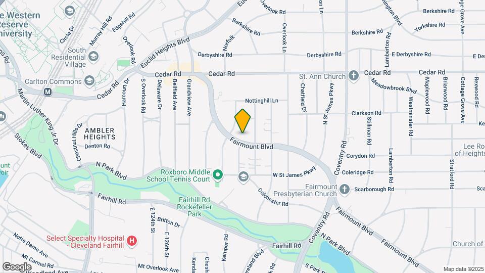 2583 Fairmount Blvd Map and Location Details
