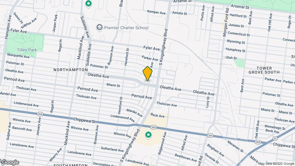 3457 Lawn Ave Map and Location Details