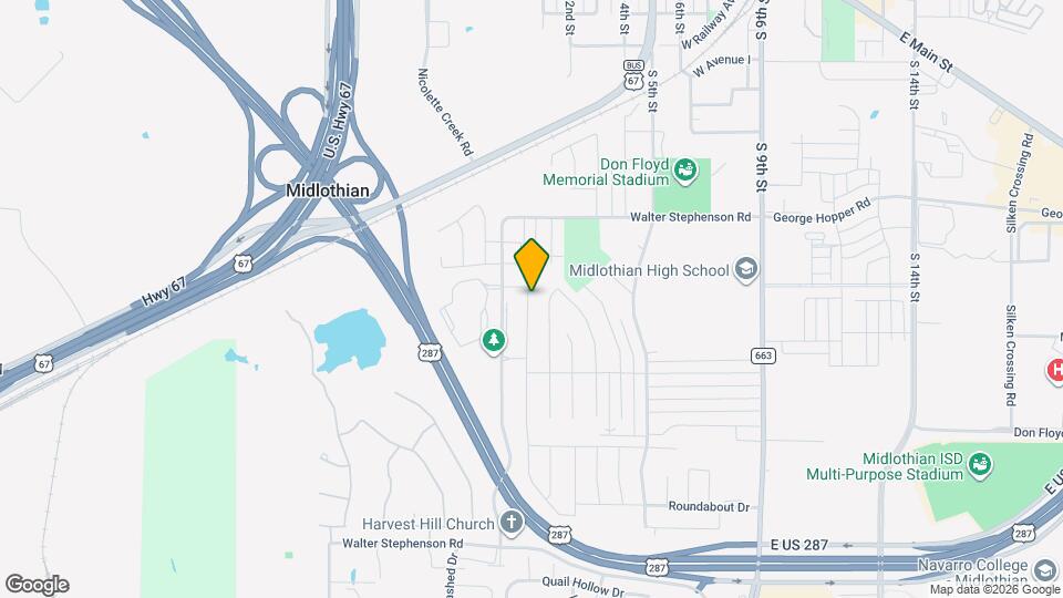 1408 Melanie Trail Map and Location Details