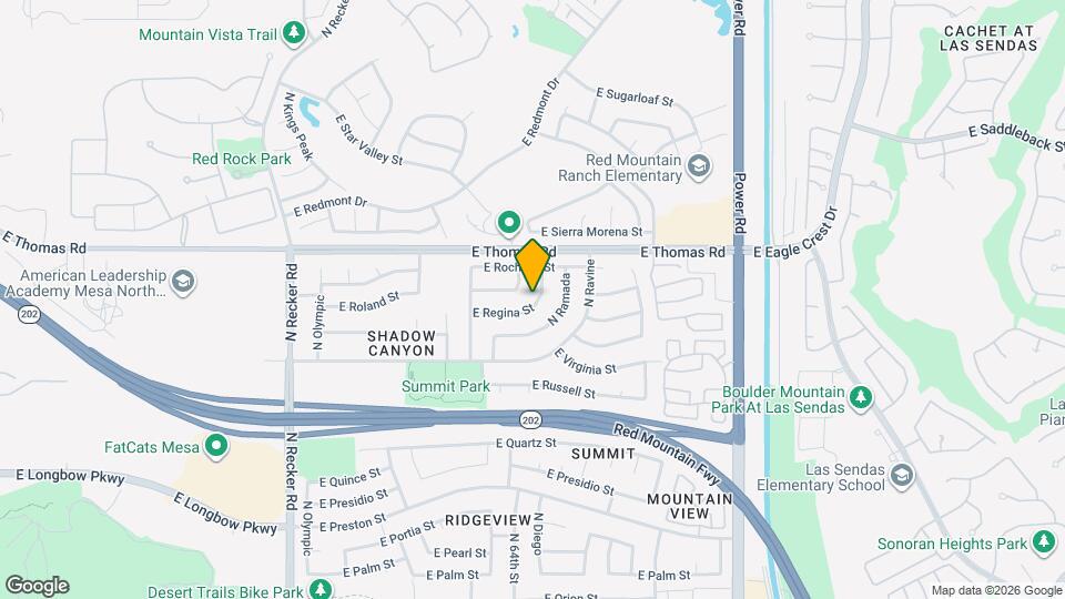 3514 N Diego Map and Location Details