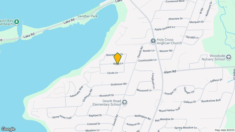 245 Birch Ln Mapa y Detalles de la Ubicación