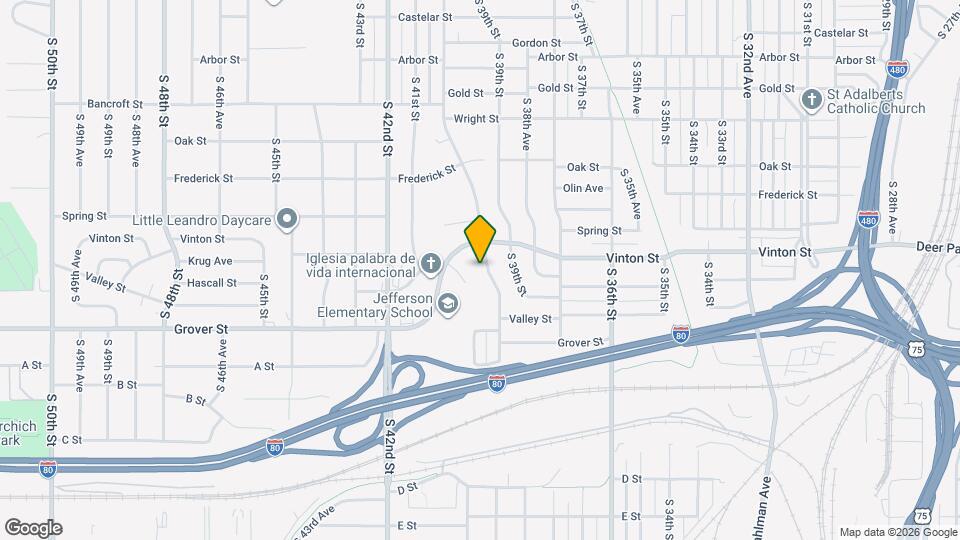 3222 S 40th St Map and Location Details