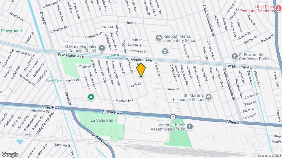 616 Oriole St Mapa y Detalles de la Ubicación