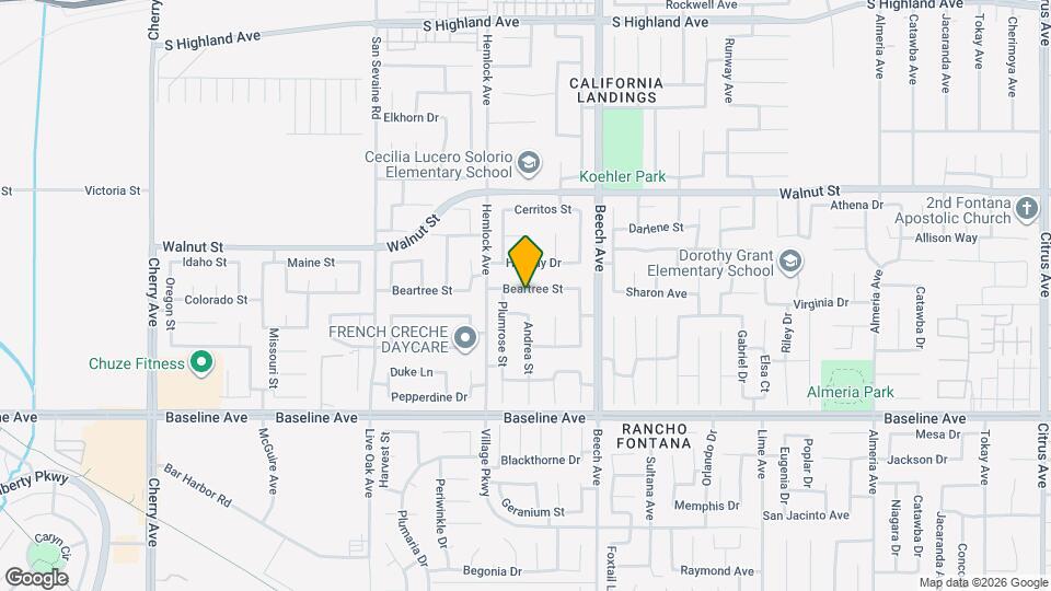 15165 Beartree St Map and Location Details