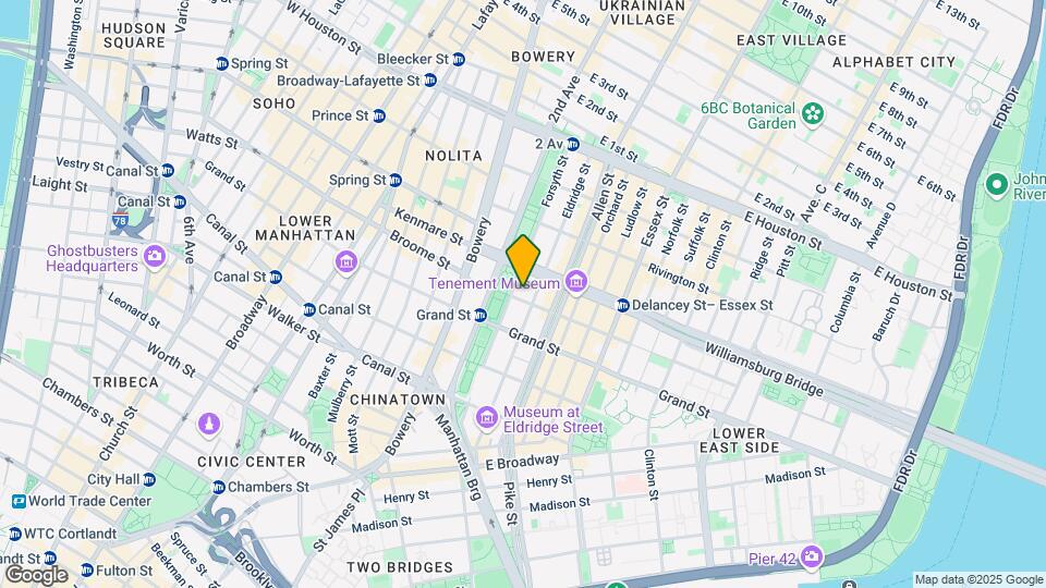 300 Broome St Map and Location Details