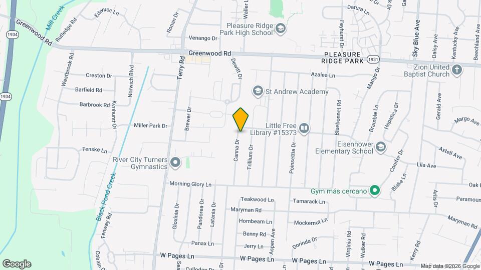 7903 Canna Dr Mapa y Detalles de la Ubicación