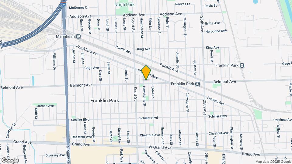 3201 Hawthorne Map and Location Details