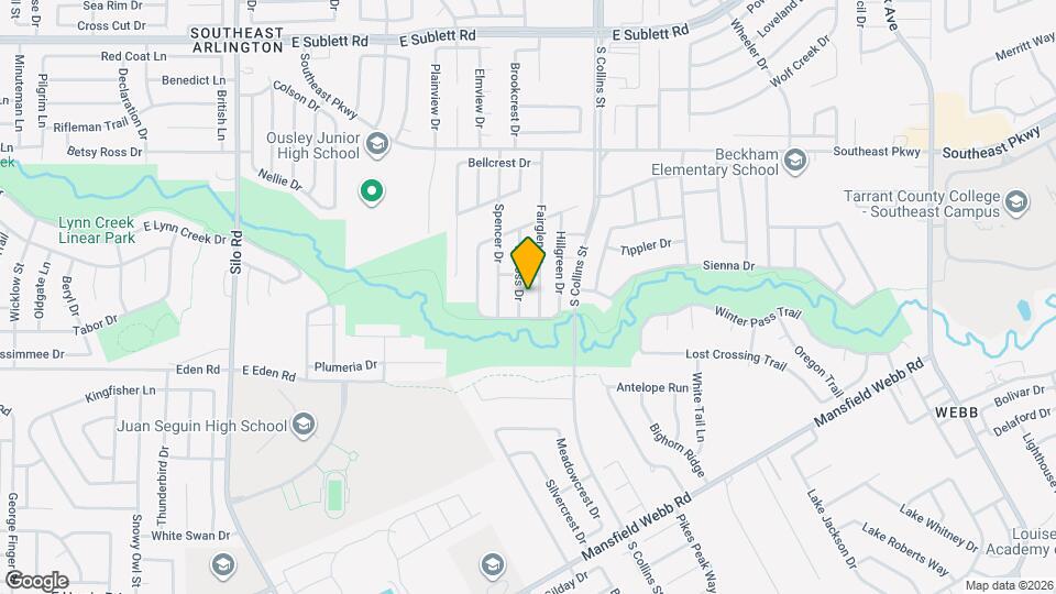 6711 Kinross Dr Mapa y Detalles de la Ubicación