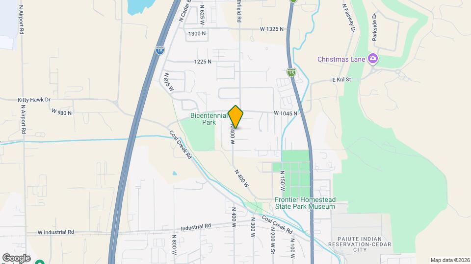 962 N 400 W Map and Location Details